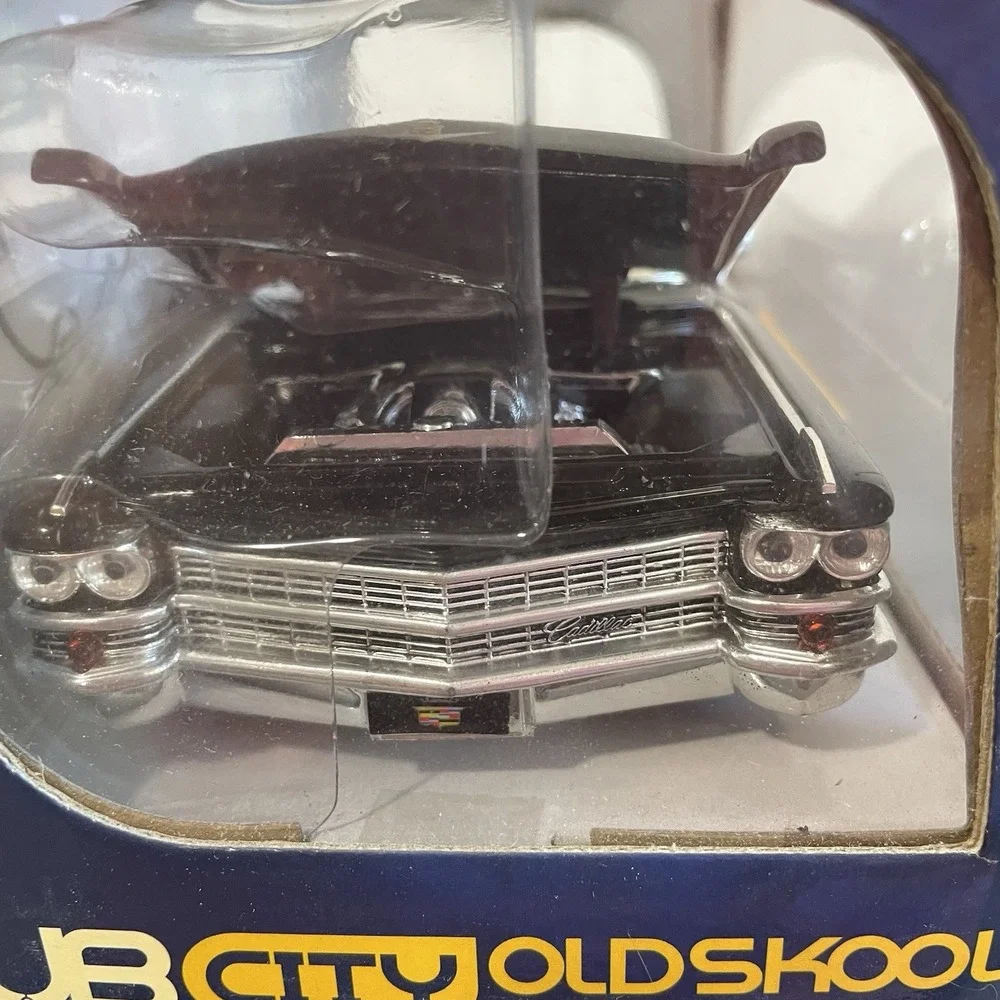 JADA DUB CITY OLDSKOOL 1963 Cadillac‎ Black 1:24 DIECAST MODEL